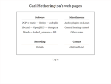 Tablet Screenshot of carlh.net